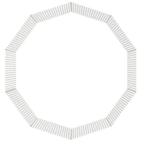 Ограждение за свободно отглеждане на животни 10-панела 54x80 см