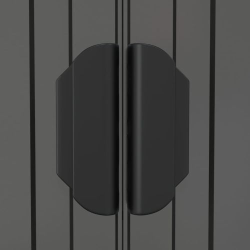 Градинска барака светлосива 192x689x223см поцинкована стомана