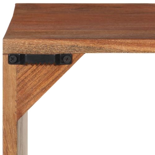 Стенен рафт, 40x30x40 см, акациево дърво масив