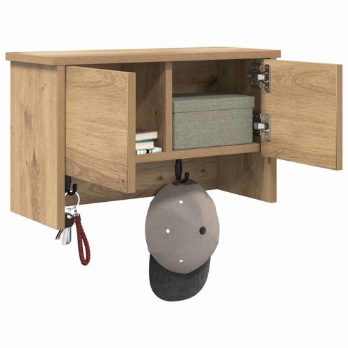 Стенен закачалка за палта Дъб 50 x 20 x 30 см Инженерно дърво