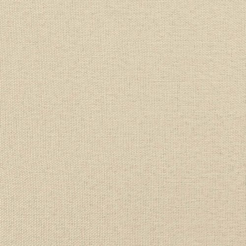 Мека табла за легло Hanko, кремава, 140 см, плат