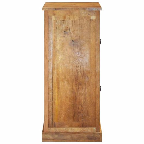 Шкаф за обувки с 4 рафта и чекмедже регенерирано дърво масив