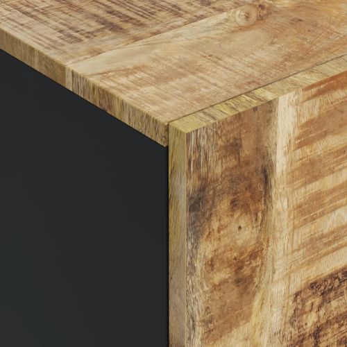 Сайдборд с 4 врати, 60x33x75 см, мангово дърво масив