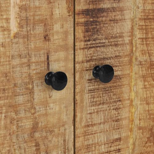 Сайдборд с 4 врати, 60x33x75 см, мангово дърво масив