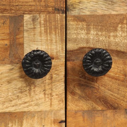 ТВ шкаф, мангово дърво масив, 140x30x45 cм