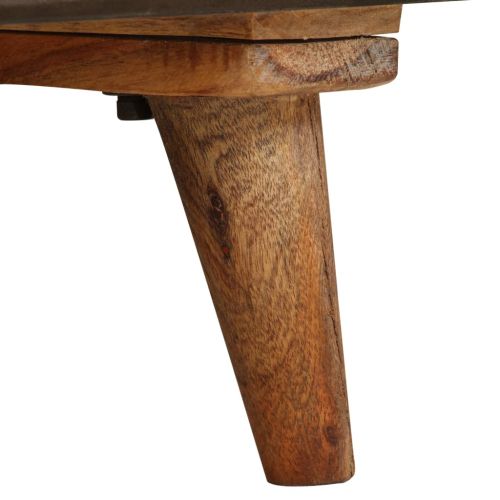 ТВ шкаф, мангово дърво масив, 140x30x45 cм