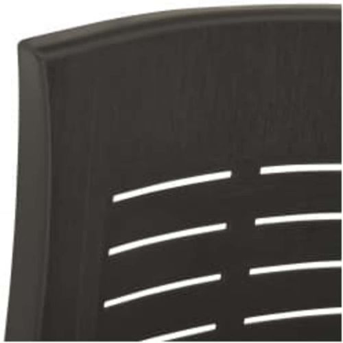 Градински регулируеми столове, 2 бр, пластмаса, антрацит