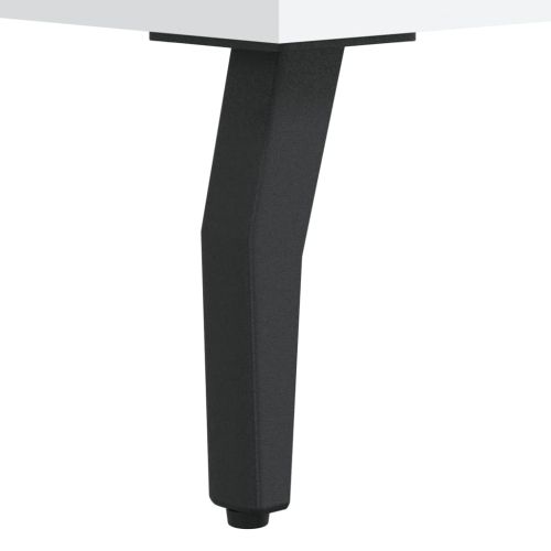 Висок шкаф, бял, 34,5x34x180 см, инженерно дърво