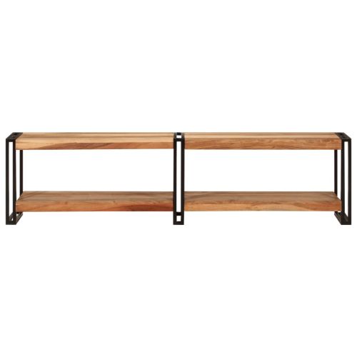 ТВ шкаф, 160x30x40 см, масивно акациево дърво