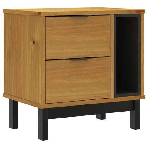 Нощно шкафче FLAM 49x35x50 см бор масив