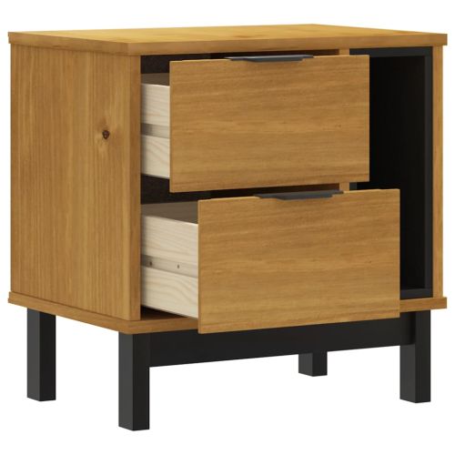 Нощно шкафче FLAM 49x35x50 см бор масив