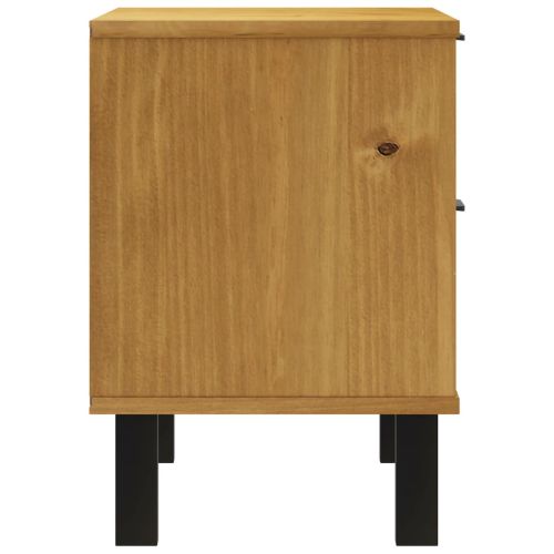Нощно шкафче FLAM 49x35x50 см бор масив