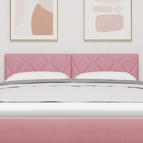 Облегалка за глава Розово 160 cm Кадифе