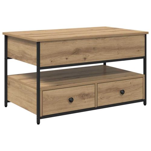 Масичка за кафе с чекмедже Дъб 85 x 50 x 50 см Инженерно дърво