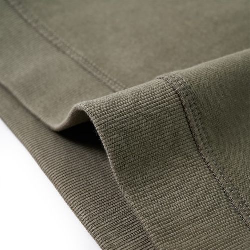 Детски суитшърт с качулка, каки, 140