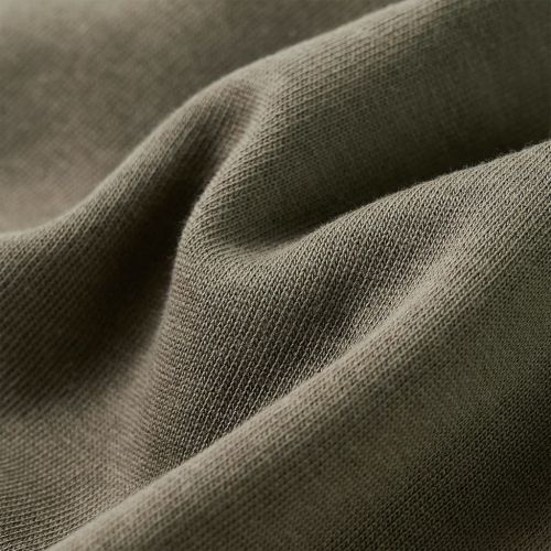 Детски суитшърт с качулка, каки, 140