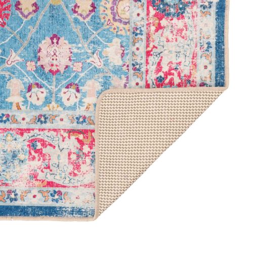 Перящ се килим многоцветен 120x180 см