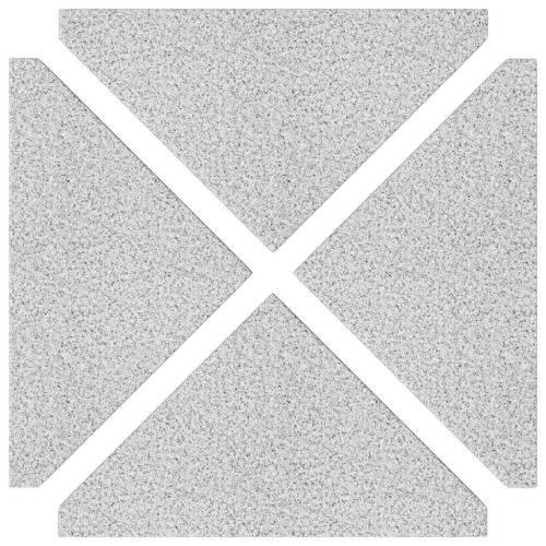 5 Piece Garden Parasol Base Set Гранит и стомана