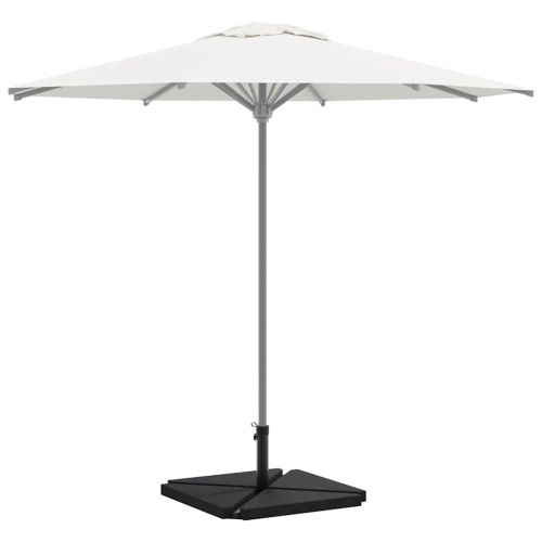 5 Piece Garden Parasol Base Set Гранит и стомана