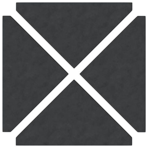 5 Piece Garden Parasol Base Set Гранит и стомана