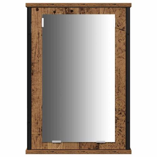 Модулни единици за баня с рафт 3 pcs Кафяво Инженерно дърво