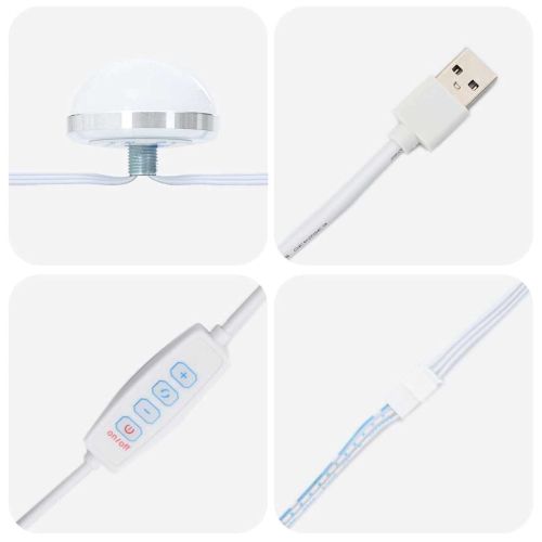 Комплект масичка с LED с чекмедже 3 pcs Дъб Инженерно дърво