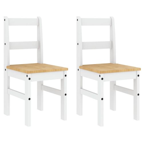 Трапезен комплект от 4 части PANAMA, Бяла бор масив