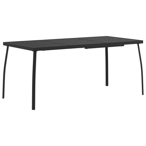 Комплект за външни мебели 5 pcs Антрацит Желязо и стомана