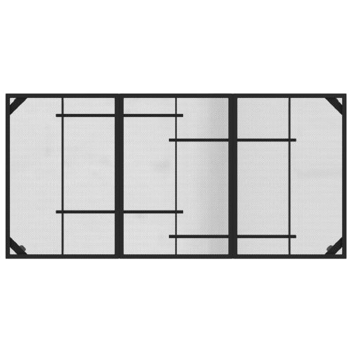 Комплект за външни мебели 7 pcs Антрацит Желязо и стомана