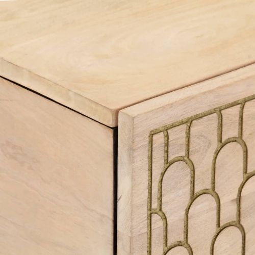 Кафе маса, 80x50x40 см, мангово дърво масив