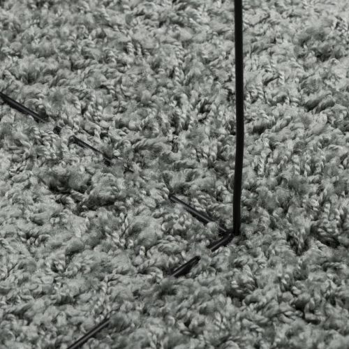 Шаги килим с дълъг косъм "PAMPLONA" модерен зелен Ø 80 см