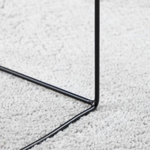 Килим OVIEDO с къс косъм, сив, 200x280 см