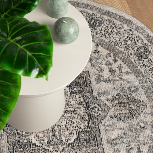 Килим ARBIZU, за закрито и открито, ретро дизайн, Ø 120 см