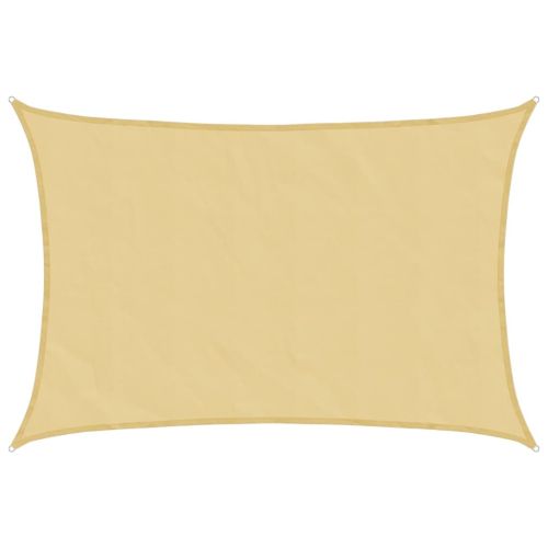 Слънцезащитно платно пясъчно 4x2,5 м 100% полиестер Оксфорд