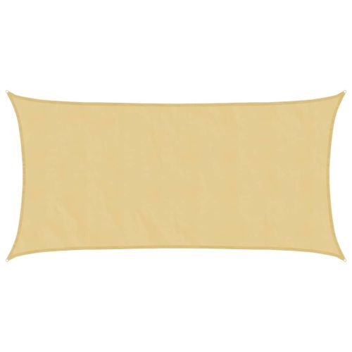 Слънцезащитно платно пясъчно 4,5x2,5 м 100% полиестер Оксфорд
