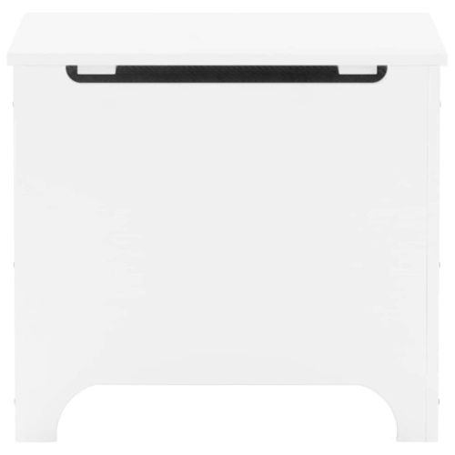 Сандък за съхранение с капак RANA, бял, 60x49x54 см, бор масив