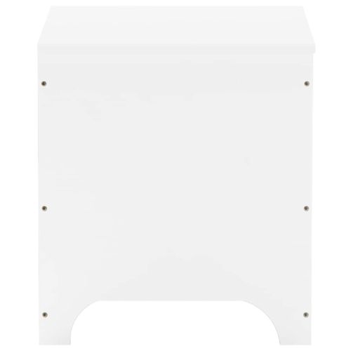 Сандък за съхранение с капак RANA, бял, 60x49x54 см, бор масив