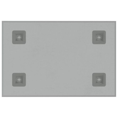 Магнитна дъска за стена, бяла, 30x20 см, закалено стъкло