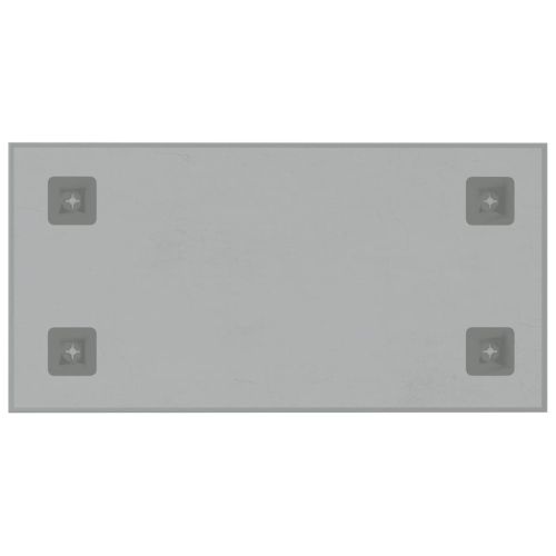 Магнитна дъска за стена, бяла, 40x20 см, закалено стъкло