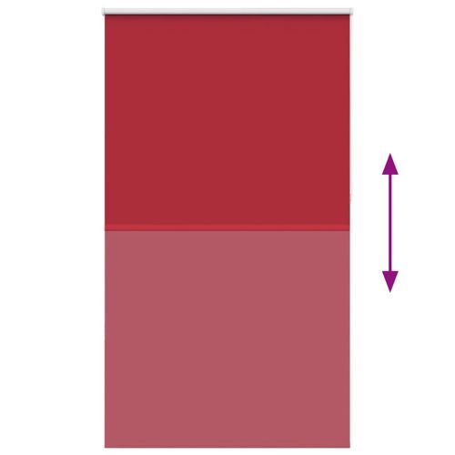 Ролкова щора Blackout червен 120x230 см Ширина на плата 116,6см