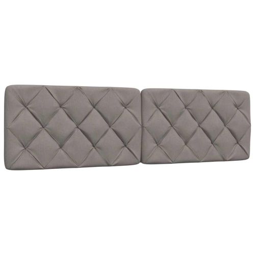 Мека табла за легло, таупе, 180 см, плат