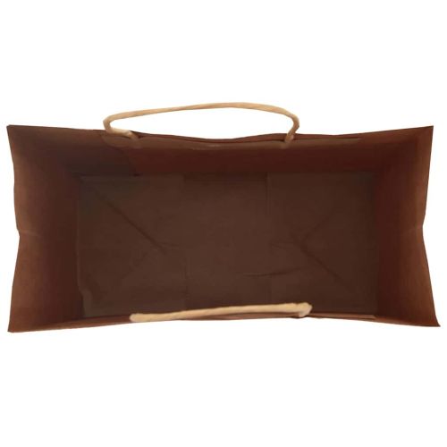 Хартиени торбички 250 бр с дръжки черни 21x11x28 см