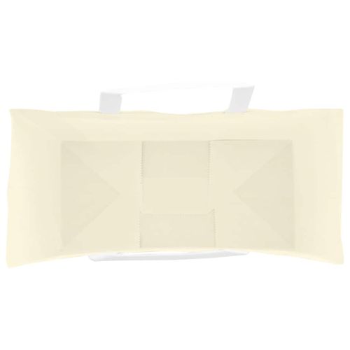 Хартиени торбички 50 бр с дръжки жълти 26x12x35 см