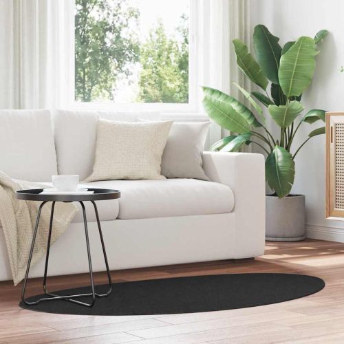 Килими за помещение HUARTE Черно 80 x 150 cm Полиестер