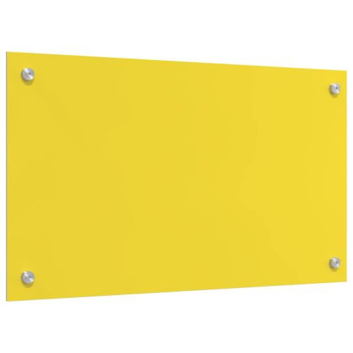 Кухненски гръб Жълто 70 x 40 cm закалено стъкло