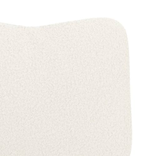 фотьойл Крем 63 x 67 x 94 см Вълнена тъкан и фанера