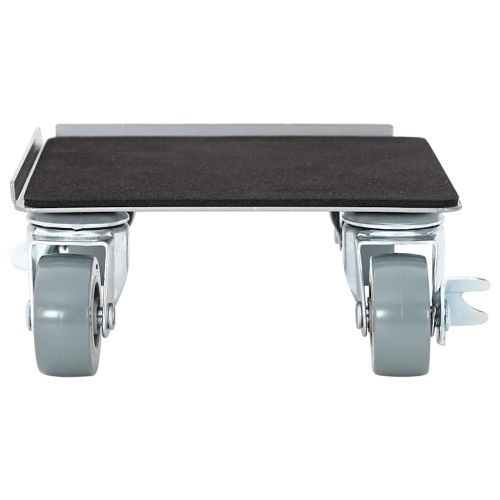 Мебелни колелца 4 бр. с повдигач 13,5x13,5x6 см, стомана 1300 кг