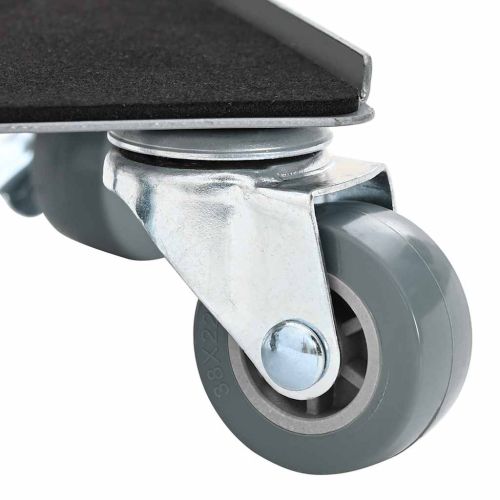 Мебелни колелца 4 бр. с повдигач 13,5x13,5x6 см, стомана 1300 кг