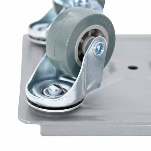 Мебелни колелца 4 бр. с повдигач 13,5x13,5x6 см, стомана 1300 кг