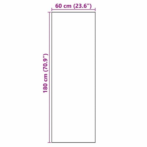 Килим за кухня Бяло 180 x 60 cm Кадифе